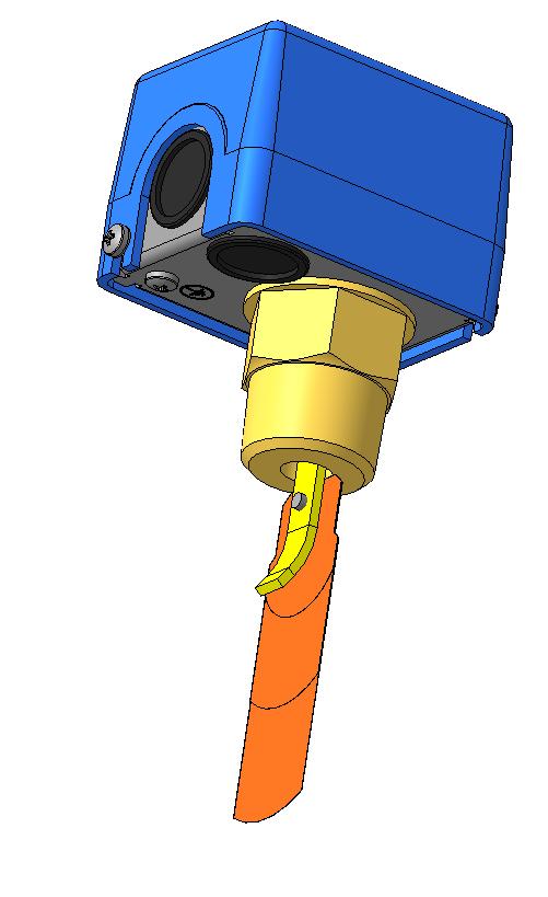 3D модель Реле протока FQS-U30G