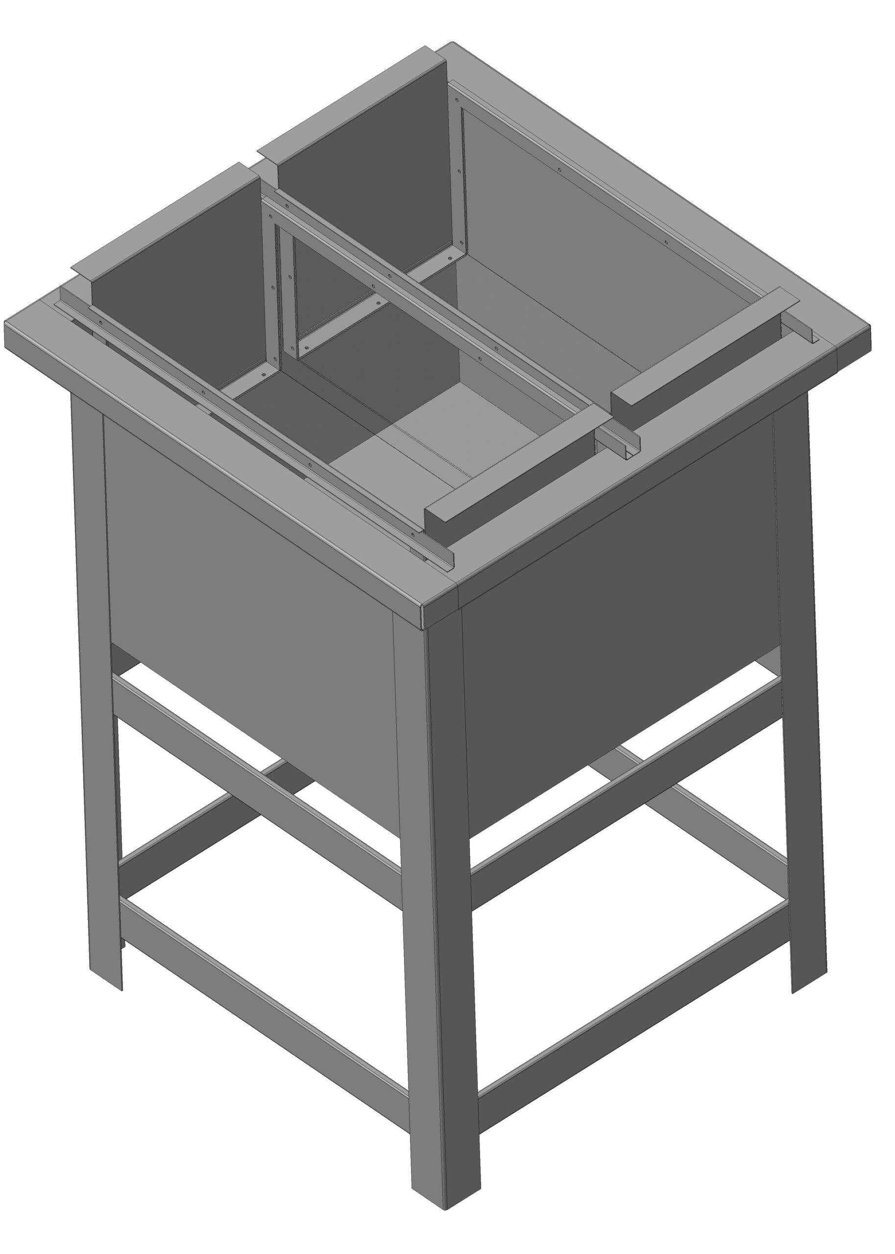 3D модель Ванна для обезжиривания деталей