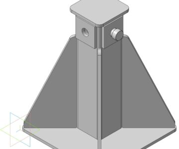 3D модель Подставка для ремонта автомобиля