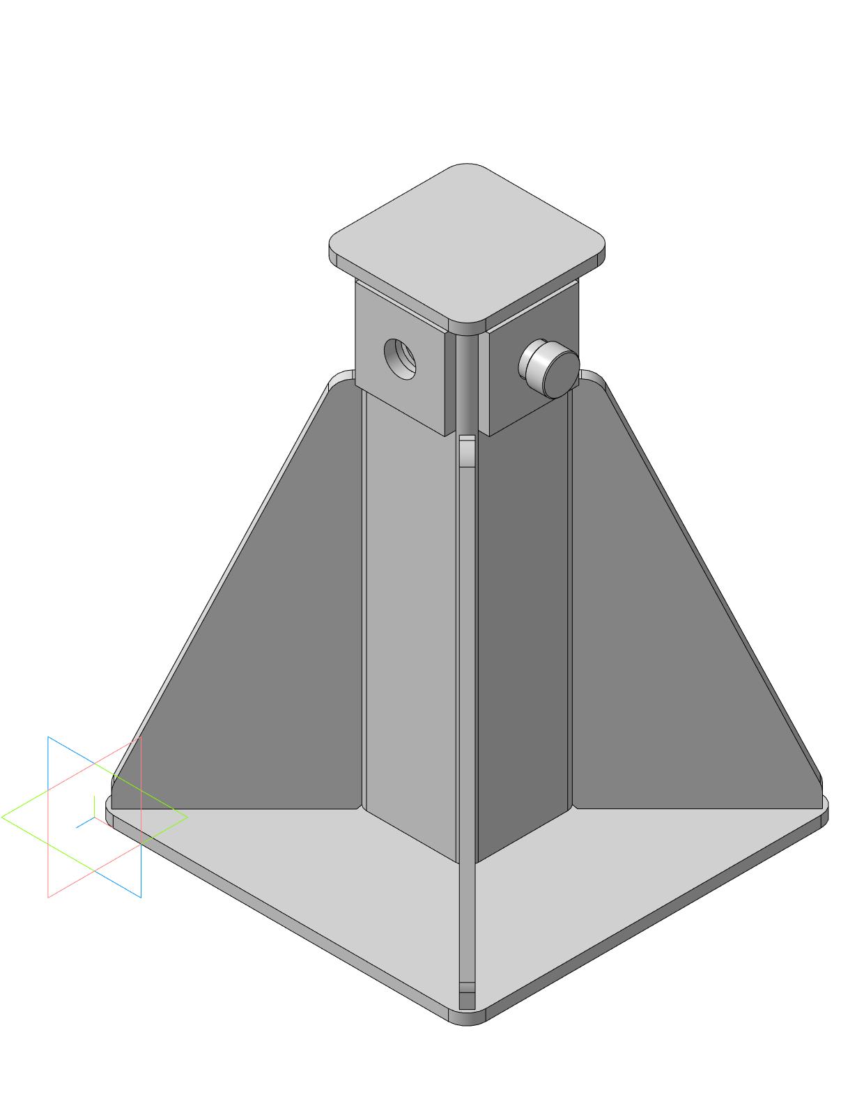 3D модель Подставка для ремонта автомобиля