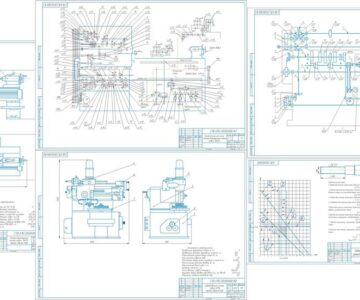 Чертеж Настройка зубодолбежного 5М14 и токарно-винторезного станка 16К20 на обработку деталей