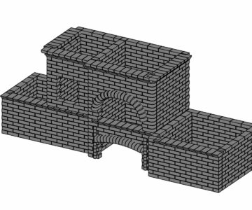 3D модель Камин в 3D