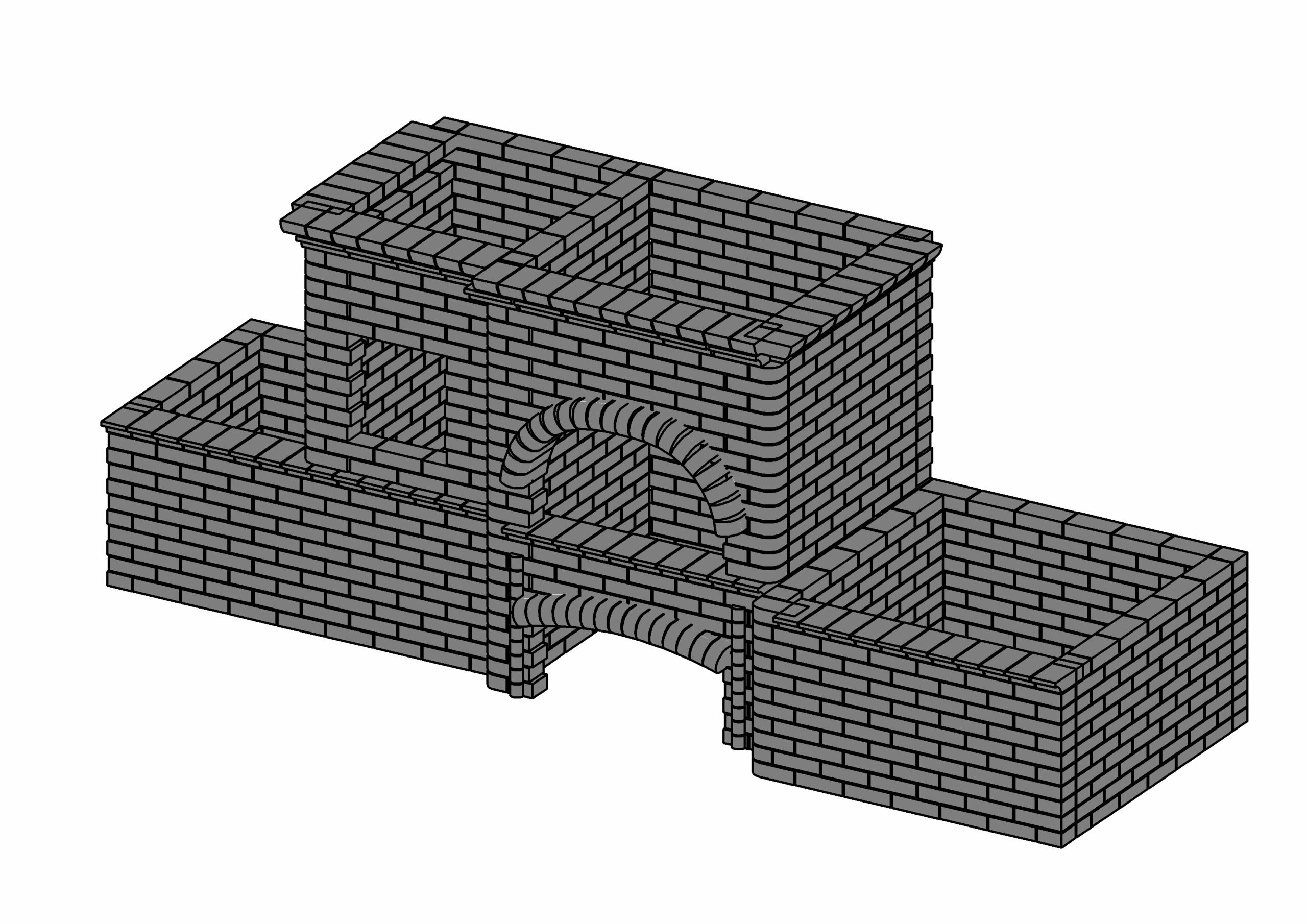 3D модель Камин в 3D