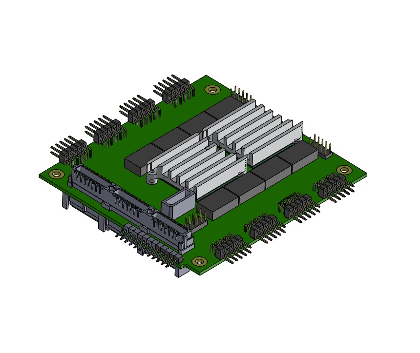 3D модель Ethernet модуль LAN35E08HR-D