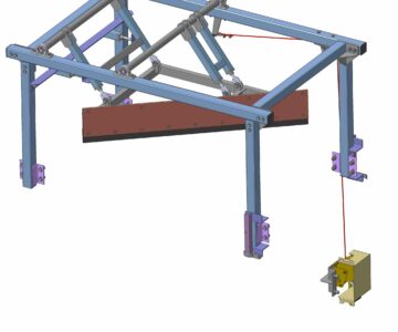 3D модель Плужковый сбрасыватель ленточного конвейера