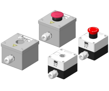 3D модель Пост кнопочный управления (ПКУ 15-21.111-54 У2 и КП 101)