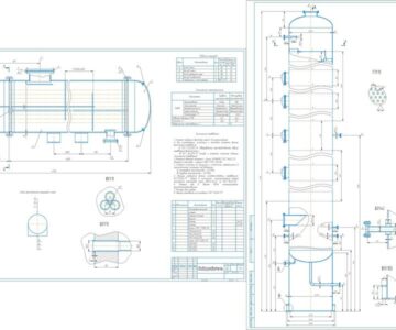 Чертеж Рассчитать и спроектировать ректификационную установку