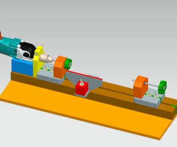 3D модель Самодельный токарный станок по дереву из дрели