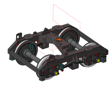 3D модель Тележка ТГМ6