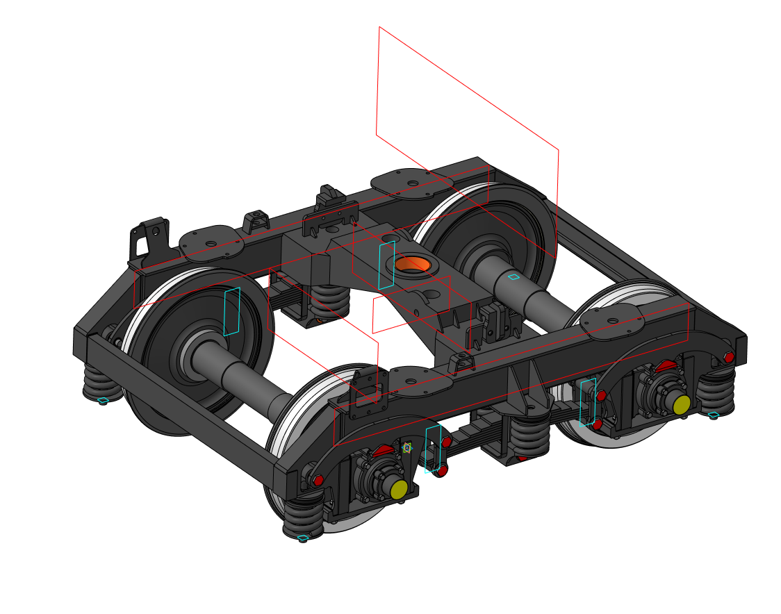 3D модель Тележка ТГМ6