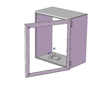 3D модель Корпус однодверный Н.281.00.00.00