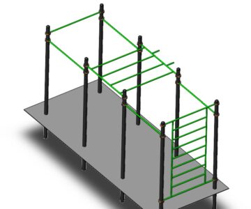 3D модель Турниковый комплекс