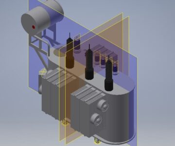 3D модель Силовой трансформатор ТМ-2500 КВА