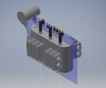 3D модель Трансформатор ТМ-4000 кВА