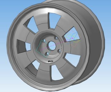 3D модель Диск автомобильный 13"