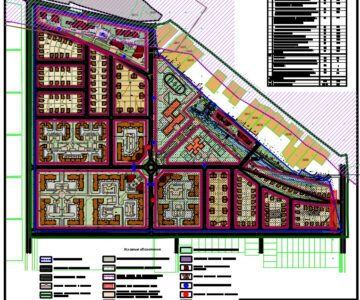 Чертеж Проект планировки территории 44 га в ст. Тамань Темрюкского района