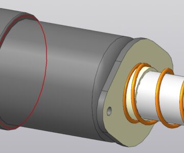 3D модель Реле втягивающее