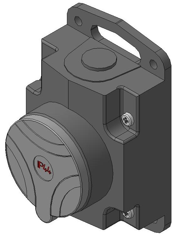 3D модель Розетка штепсельная Р16-413 Биэлектрика