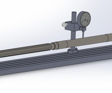 3D модель Контрольное приспособление для шпинделя радиально-сверлильного станка.