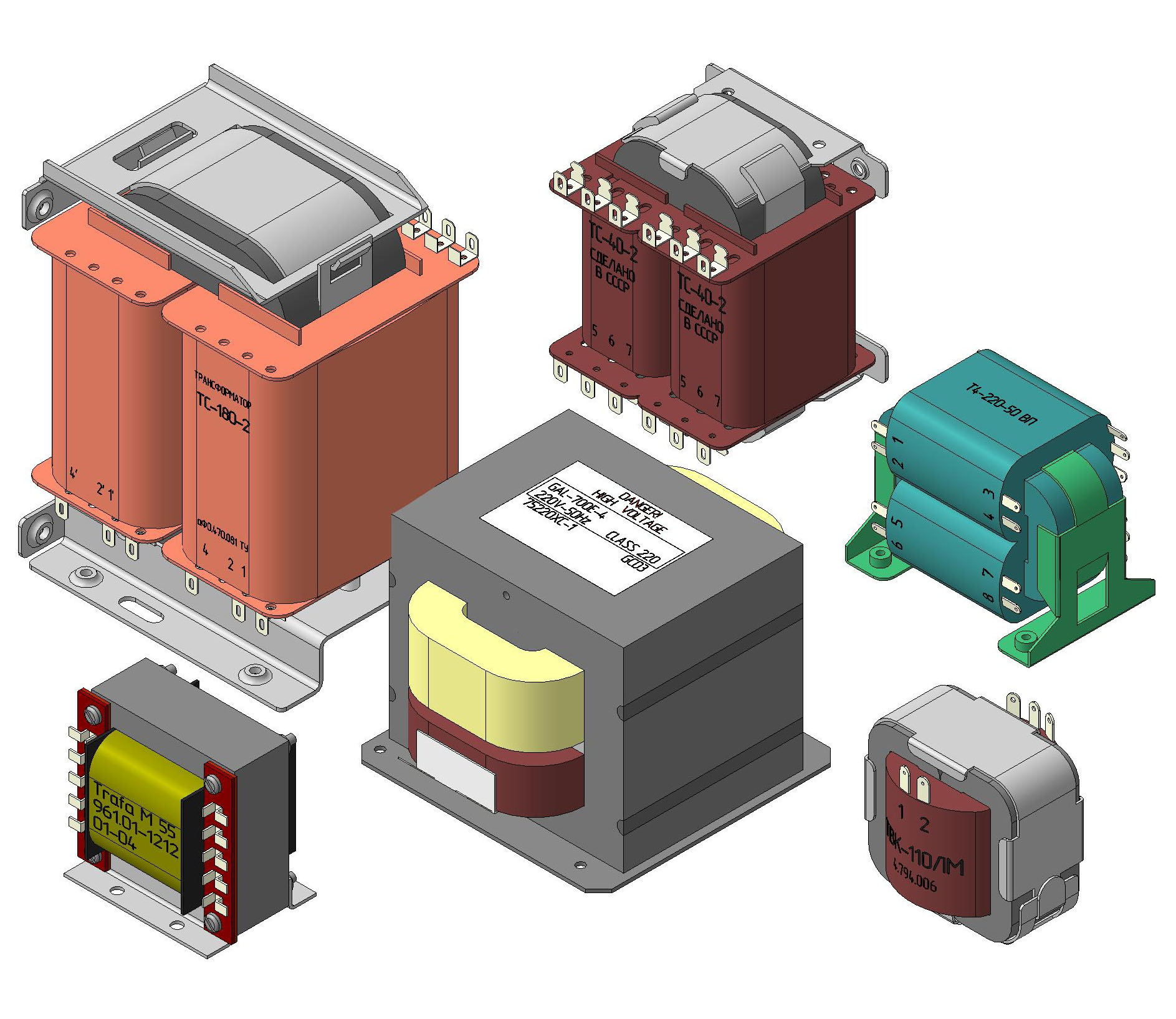 3D модель Трансформаторы (подборка)