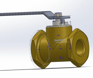 3D модель Вентиль шаровый