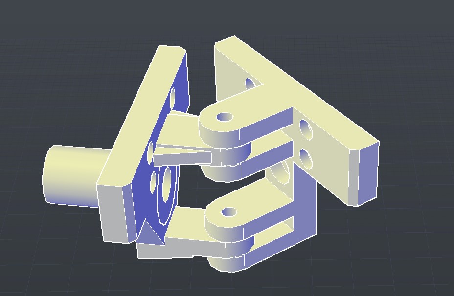 3D модель Шарнирное устройство K701 в масштабе 1/10