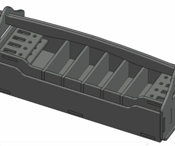 3D модель Ящик для инструментов из фанеры или МДФ