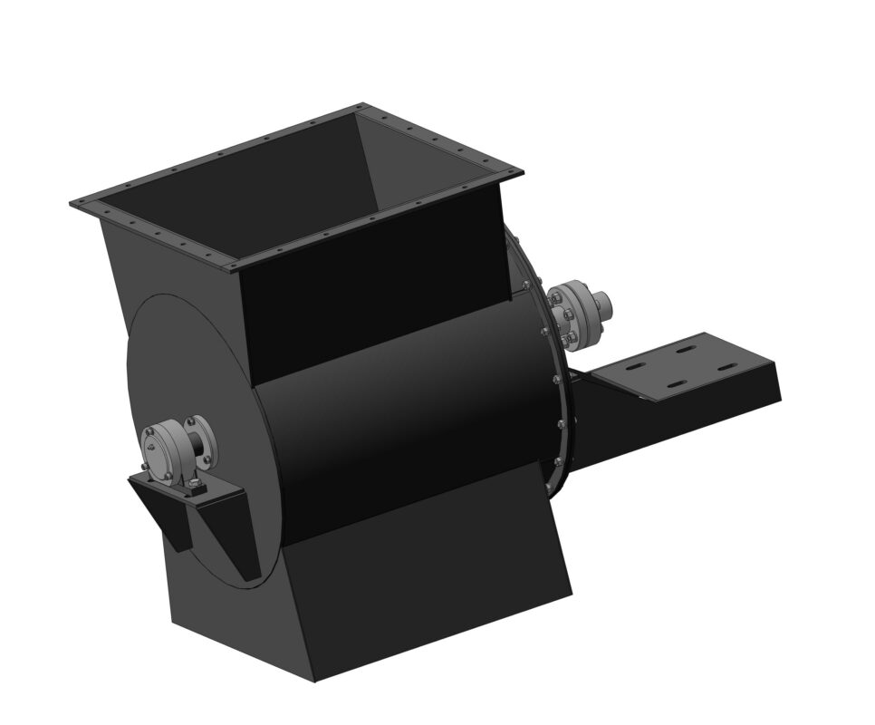 3D модель Шлюзовой затвор 610х620