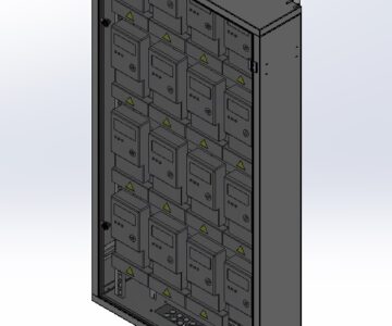 3D модель Шкаф учета электроэнергии