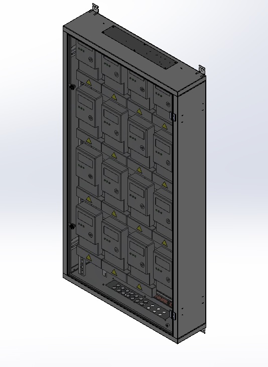 3D модель Шкаф учета электроэнергии