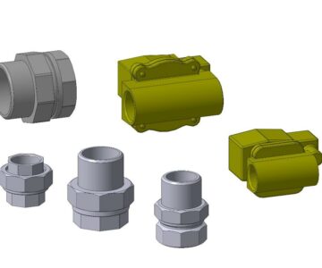 3D модель Подборка американок и клапанов