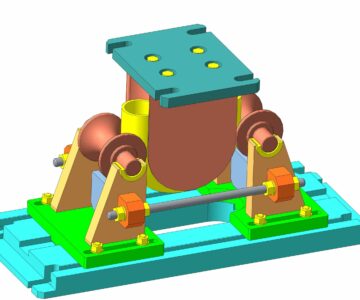 3D модель Штамп гибочный для отводов 90-180 гр.