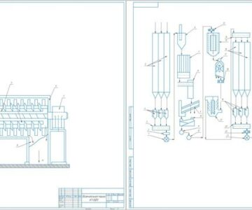 Чертеж Проектирование подготовительного отделения мукомольного завода по производству сортовой пшеничной муки с подбором машины для кондиционирования зерна