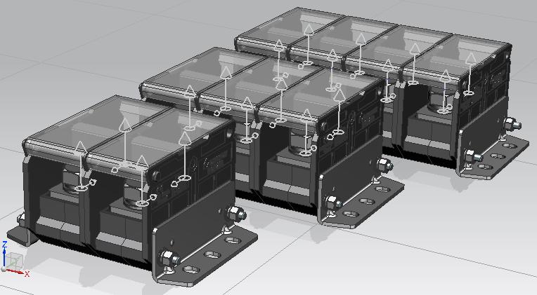 3D модель Клеммник баръерный DGR200-20A-(02Р, 03Р, 04Р).