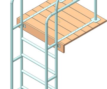 3D модель Лестница пирса