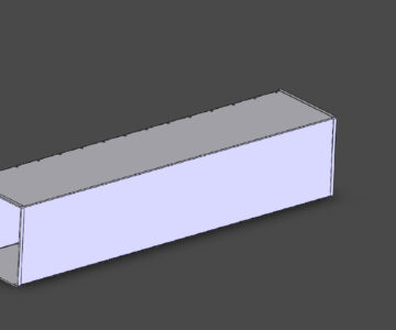 3D модель Короб вентиляции (параметрический)
