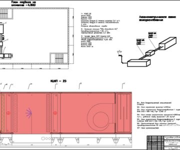 Чертеж Расчет кондиционирования зрительного зала