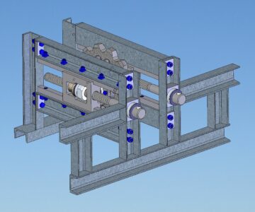 3D модель 3D Модель натяжной станции тягового конвейера