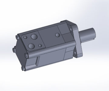 3D модель Гидромотор МГП160