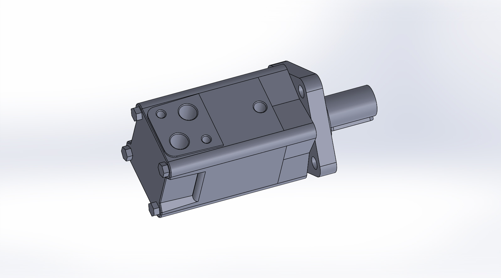 3D модель Гидромотор МГП160