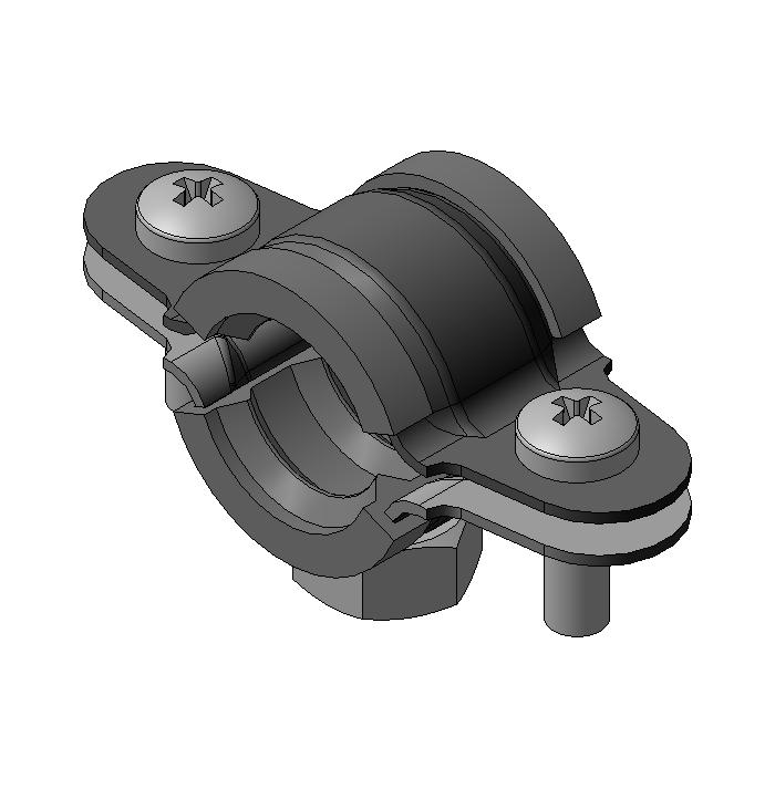 3D модель Хомут сантехнический 3/8"