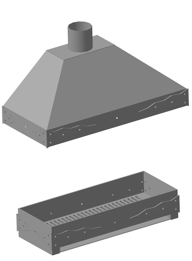 3D модель Мангал с зонтом