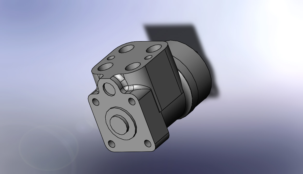 3D модель Насос дозатор D100 МТЗ 82