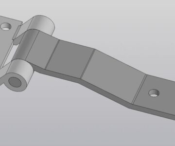 3D модель Петля 110х30х45х4 мм