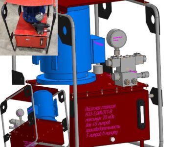 3D модель Насосная станция НЭЭ-5,0И40Т1-В