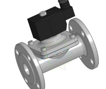 3D модель Клапан соленоидный AR-2W2125 FSV