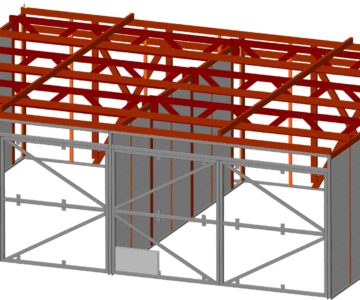 3D модель Камера сушильная 7х5,2м