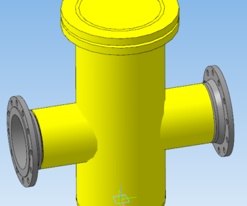 3D модель Фильтр механической очистки фланцевый ФГ-200-16