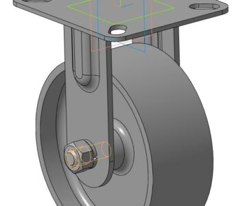 3D модель Колёсная опора FCs 54