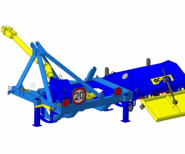 3D модель Фреза садовая боковая ФС-0,6